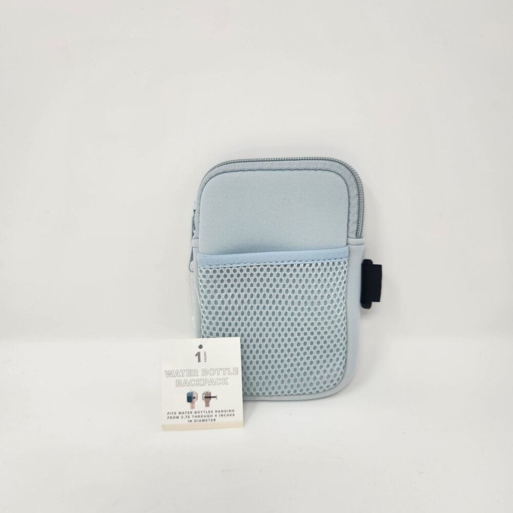 Blue Water Bottle Tumbler Backpack